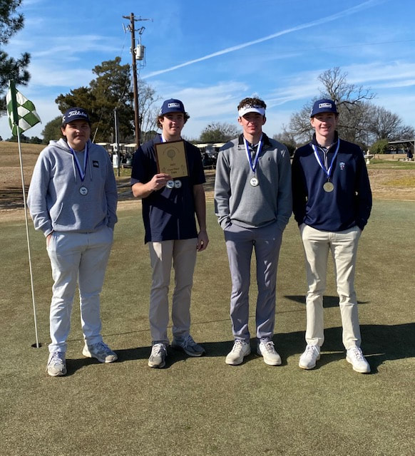 Varsity boys finished 1st place at Spring Hill's Panther Invitational at Woodhollow 