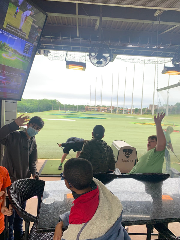 Jr. High and Middle School TopGolf field trip!