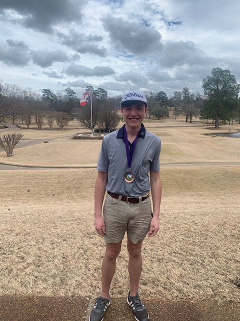 Carter Terry placed 3rd at Hallsville's Bobcat Invitational 